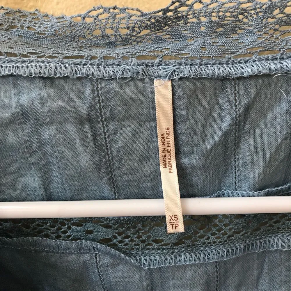Free People Follow Your Heart Peasant Blouse